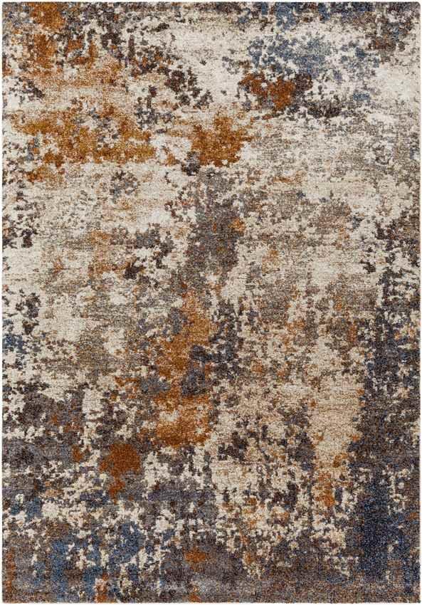 Amathous Modern Rust Area Rug