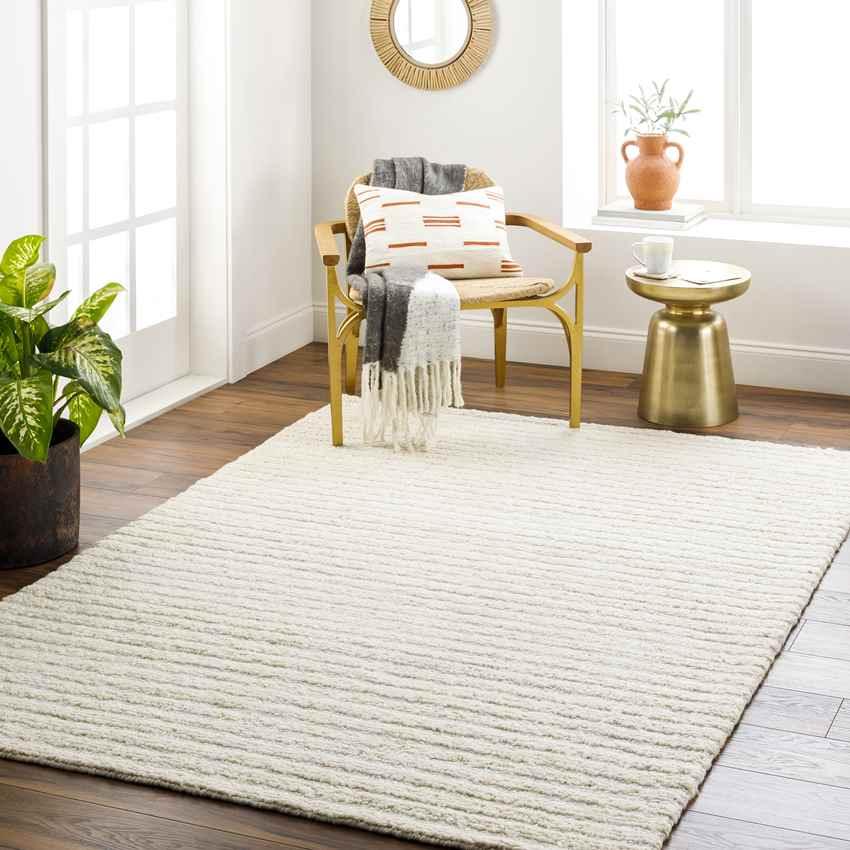 Amberleigh Cottage Beige Area Rug