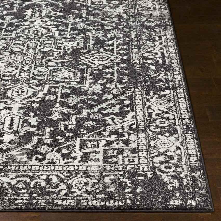 Amelia Traditional Black Area Rug