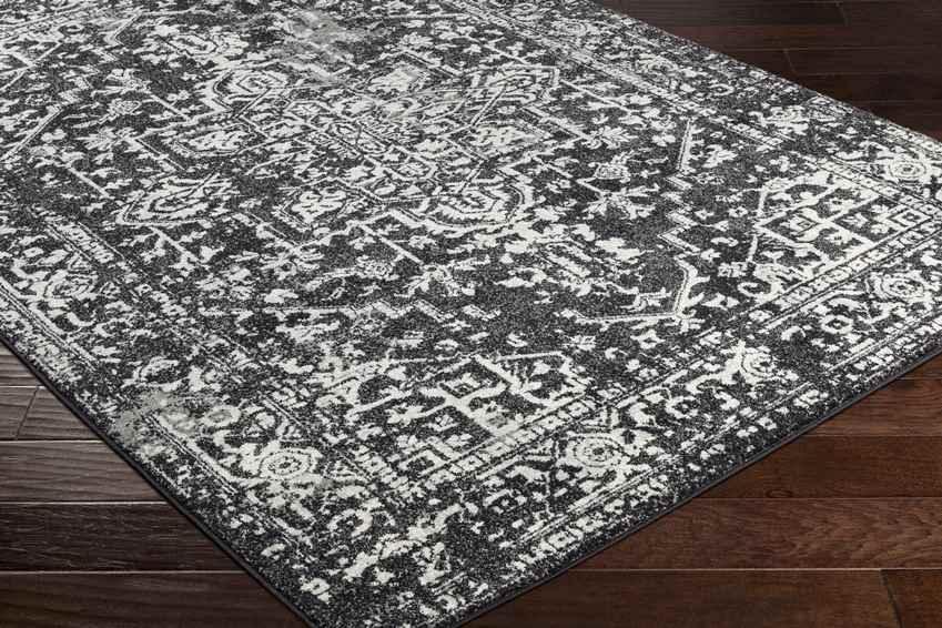 Amelia Traditional Black Area Rug