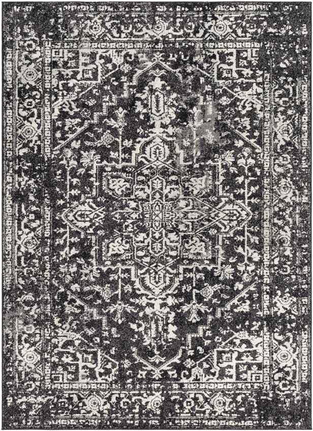 Amelia Traditional Black Area Rug