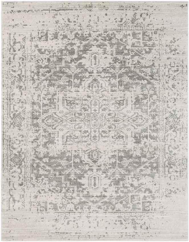 Amelia Traditional Charcoal/Light Gray/Beige Area Rug