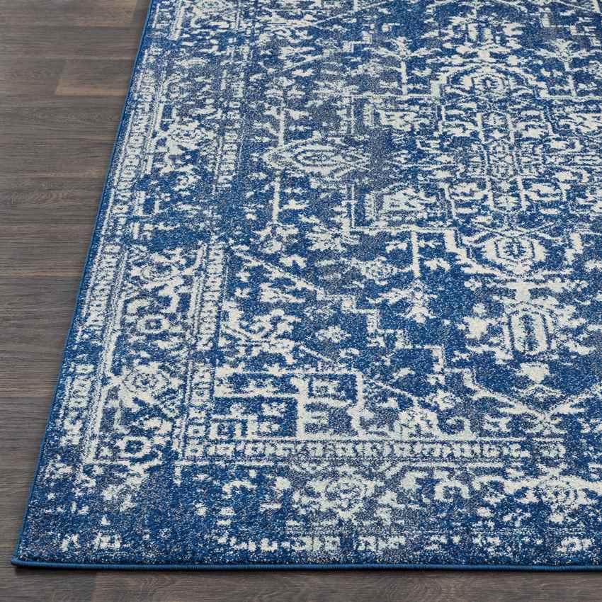 Amelia Traditional Dark Blue Area Rug