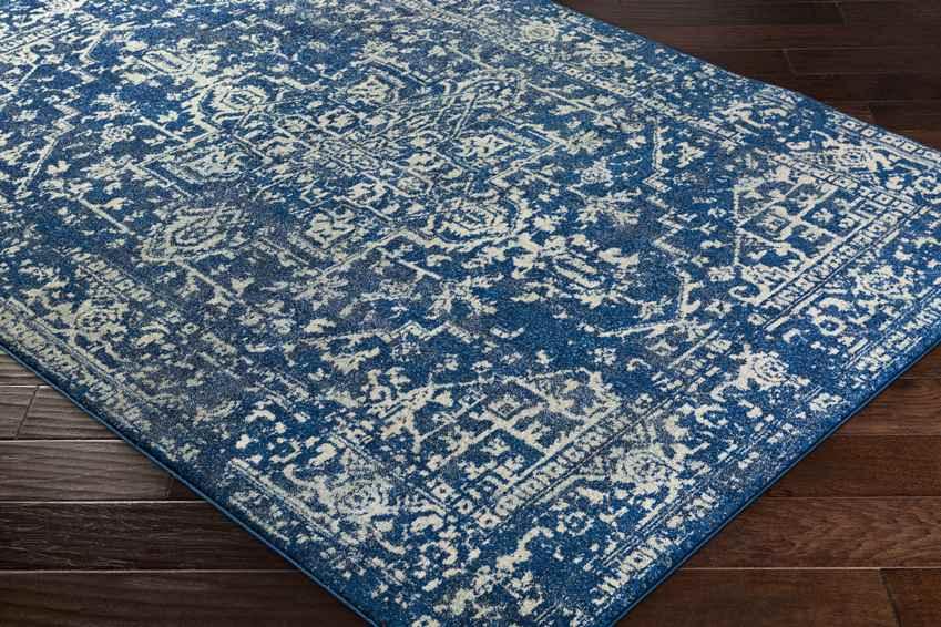 Amelia Traditional Dark Blue Area Rug