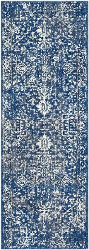 Amelia Traditional Dark Blue Area Rug