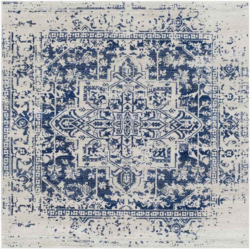 Amelia Traditional Navy Area Rug