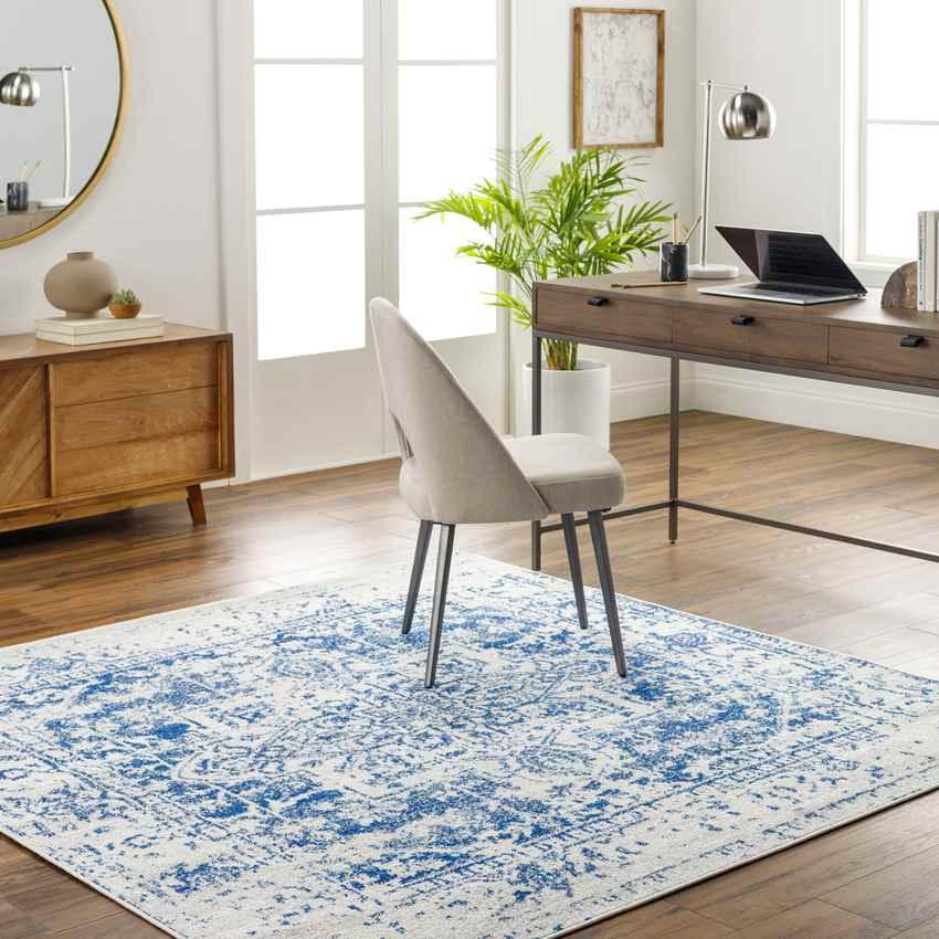 Amelia Traditional Navy Area Rug