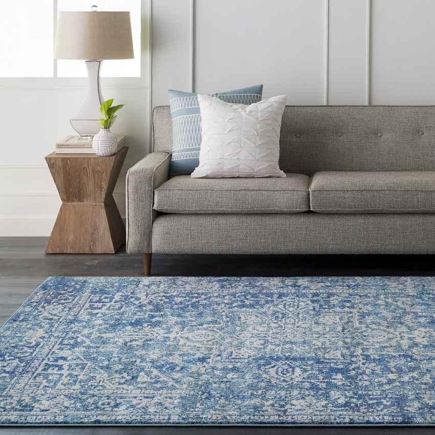 Amelia Traditional Teal Area Rug