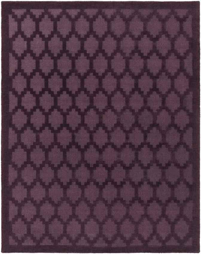 Ames Modern Dark Plum Area Rug