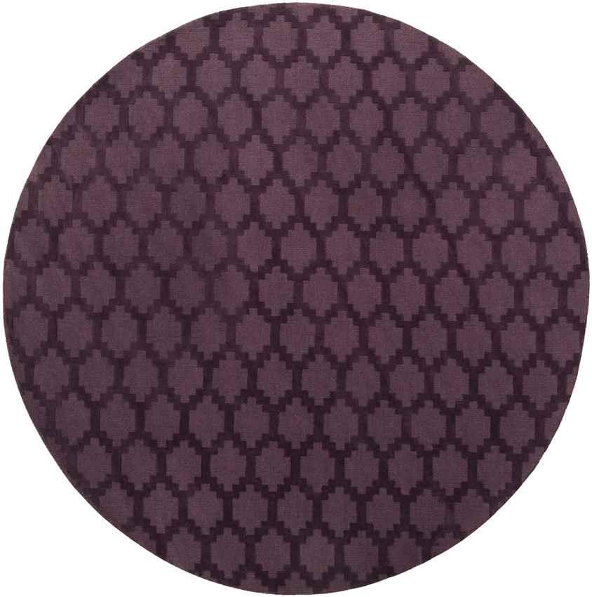 Ames Modern Dark Plum Area Rug