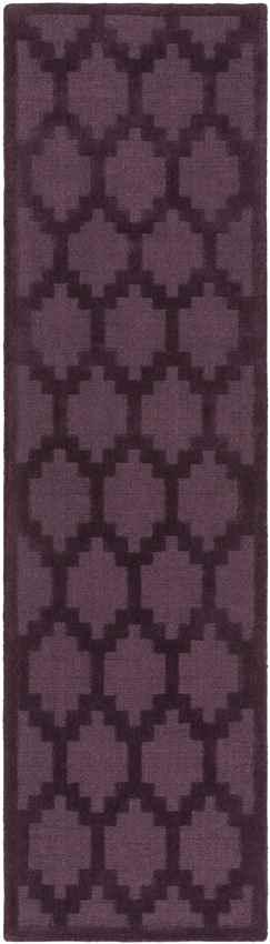 Ames Modern Dark Plum Area Rug