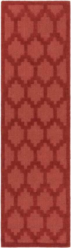 Ames Modern Red Area Rug