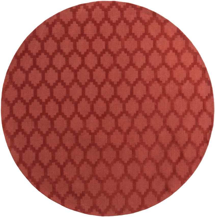 Ames Modern Red Area Rug