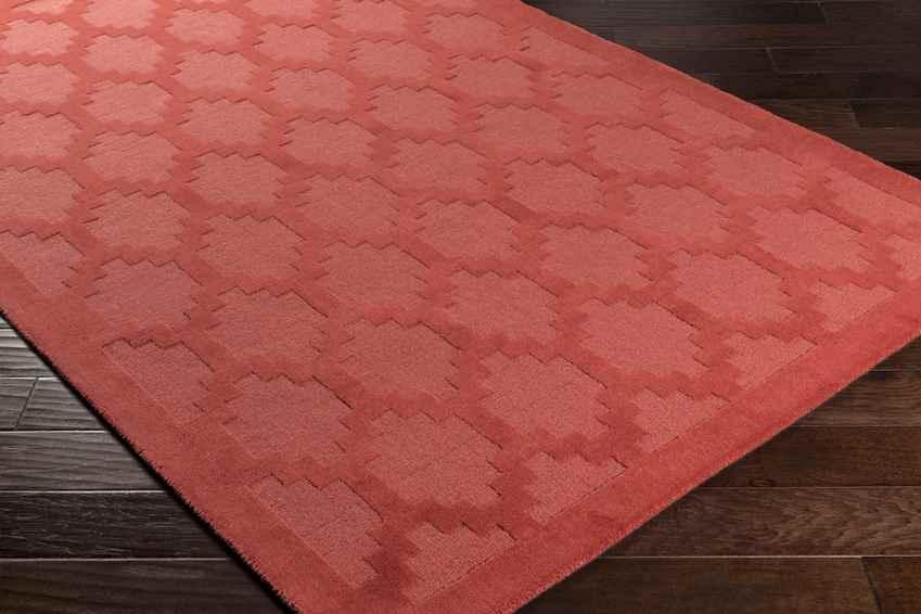 Ames Modern Red Area Rug