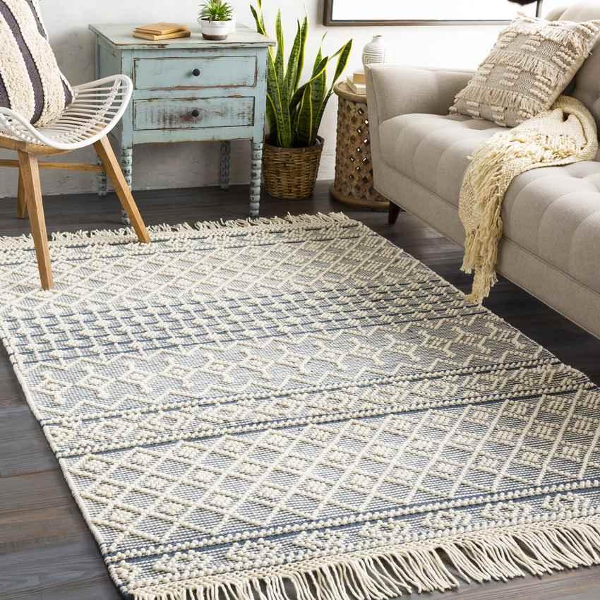 Amiens Cottage Denim Area Rug