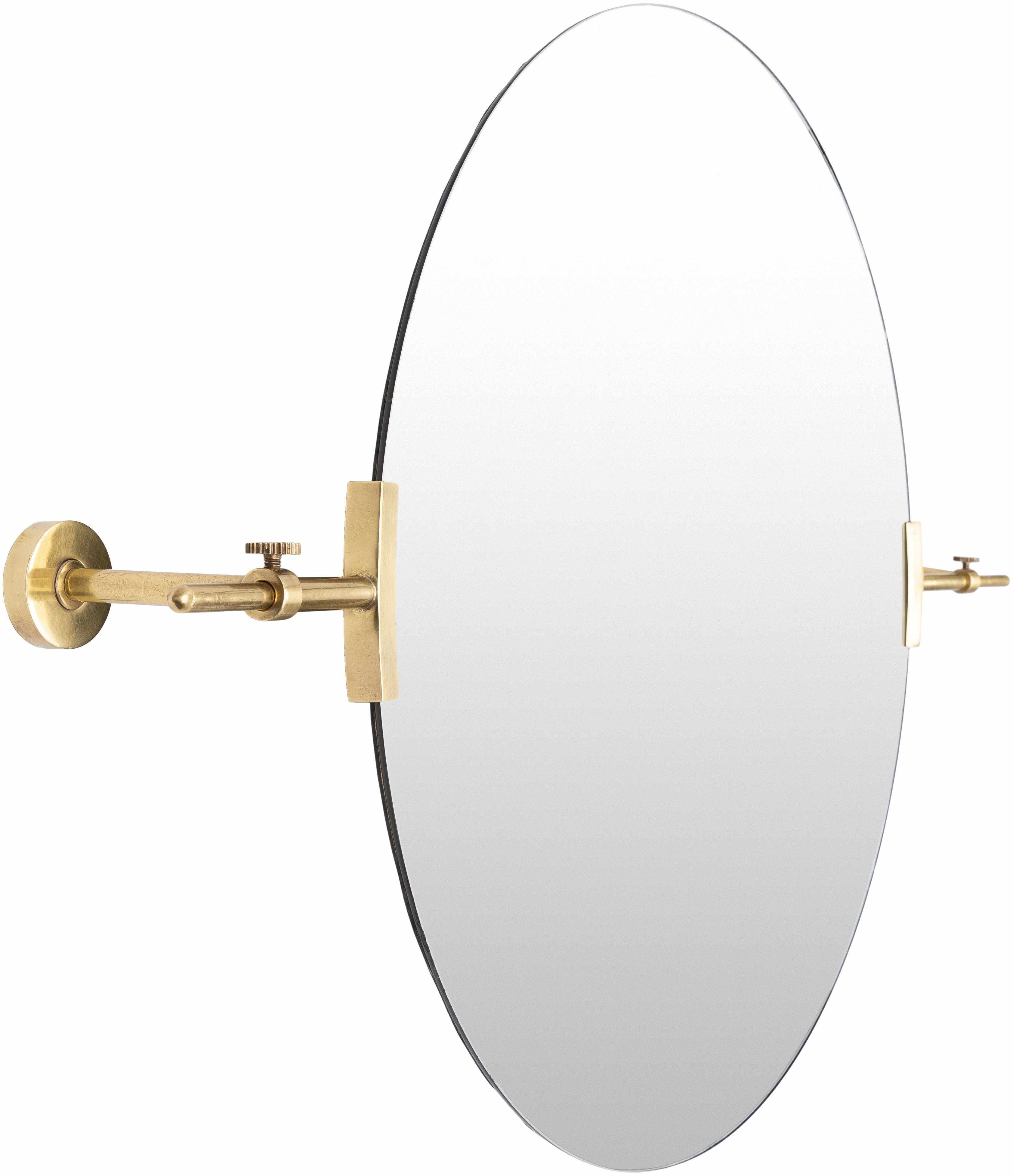 Ampass Modern Gold Wall Mirror