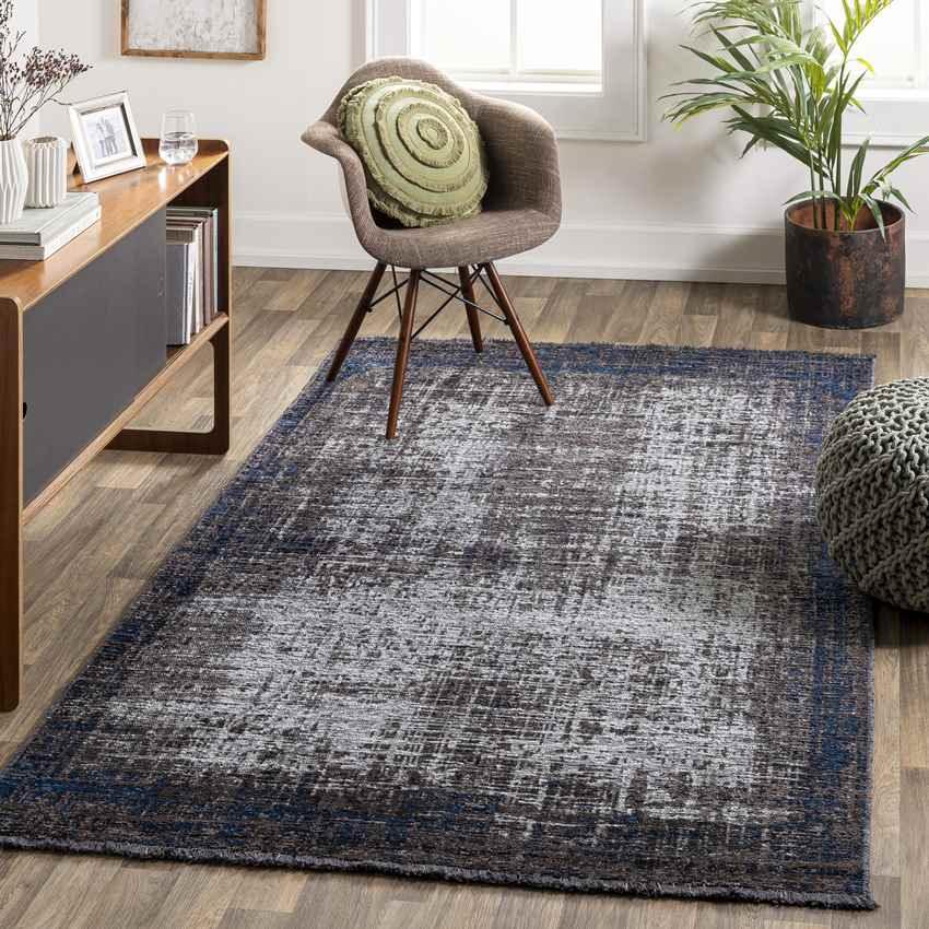 Ampelikou Modern Dark Brown Area Rug