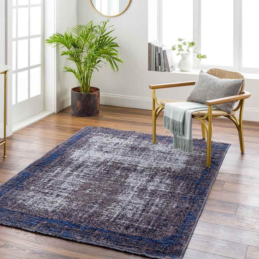 Ampelikou Modern Dark Brown Area Rug