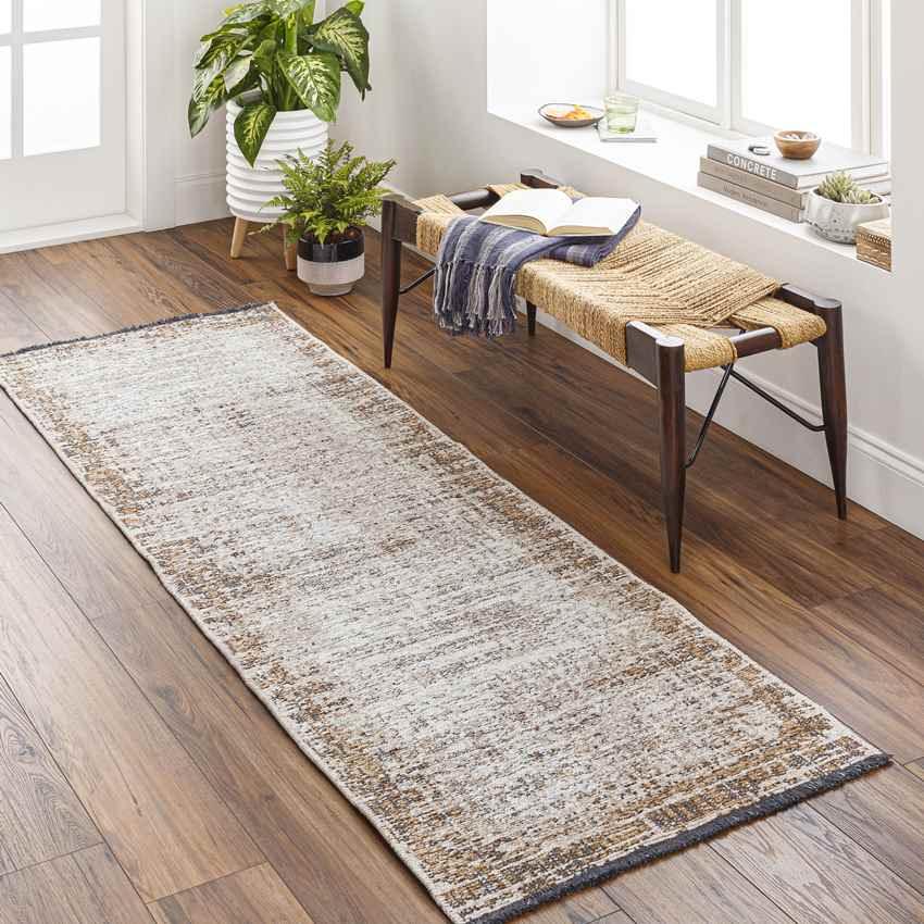 Ampelikou Modern Mocha Area Rug