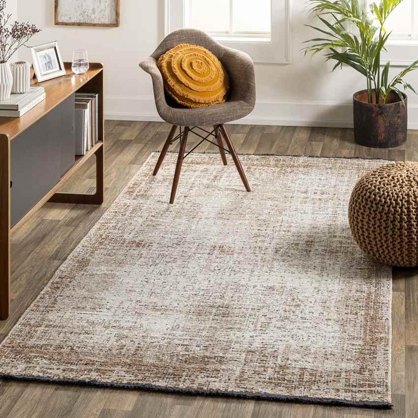 Ampelikou Modern Mocha Area Rug