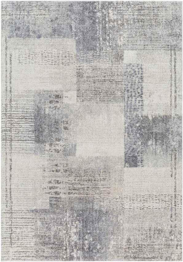 Amrit Modern Off-White/Charcoal Area Rug