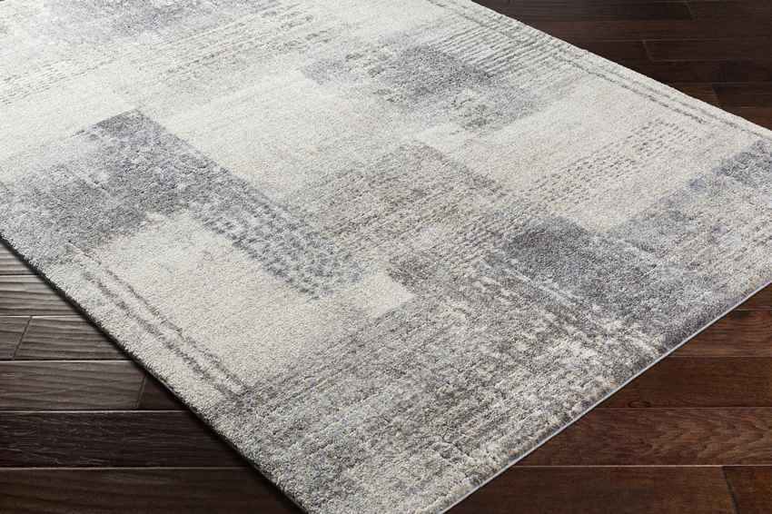 Amrit Modern Off-White/Charcoal Area Rug