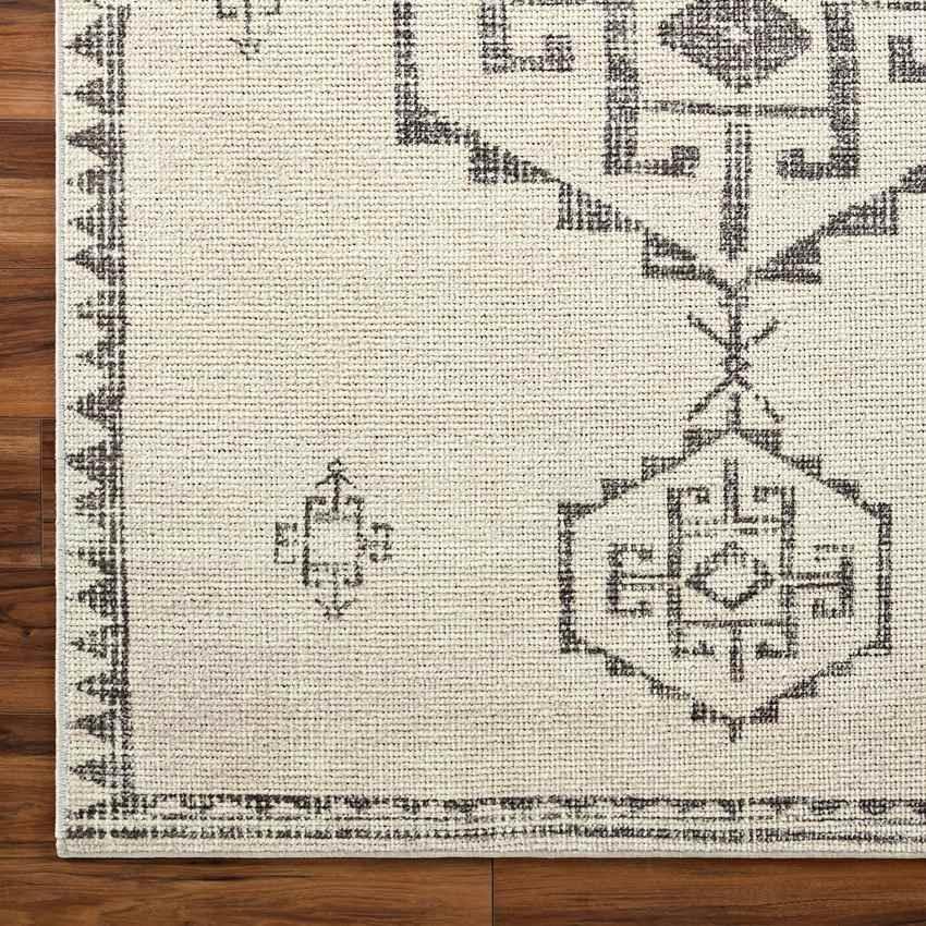 Amye Global Charcoal/Beige Area Rug