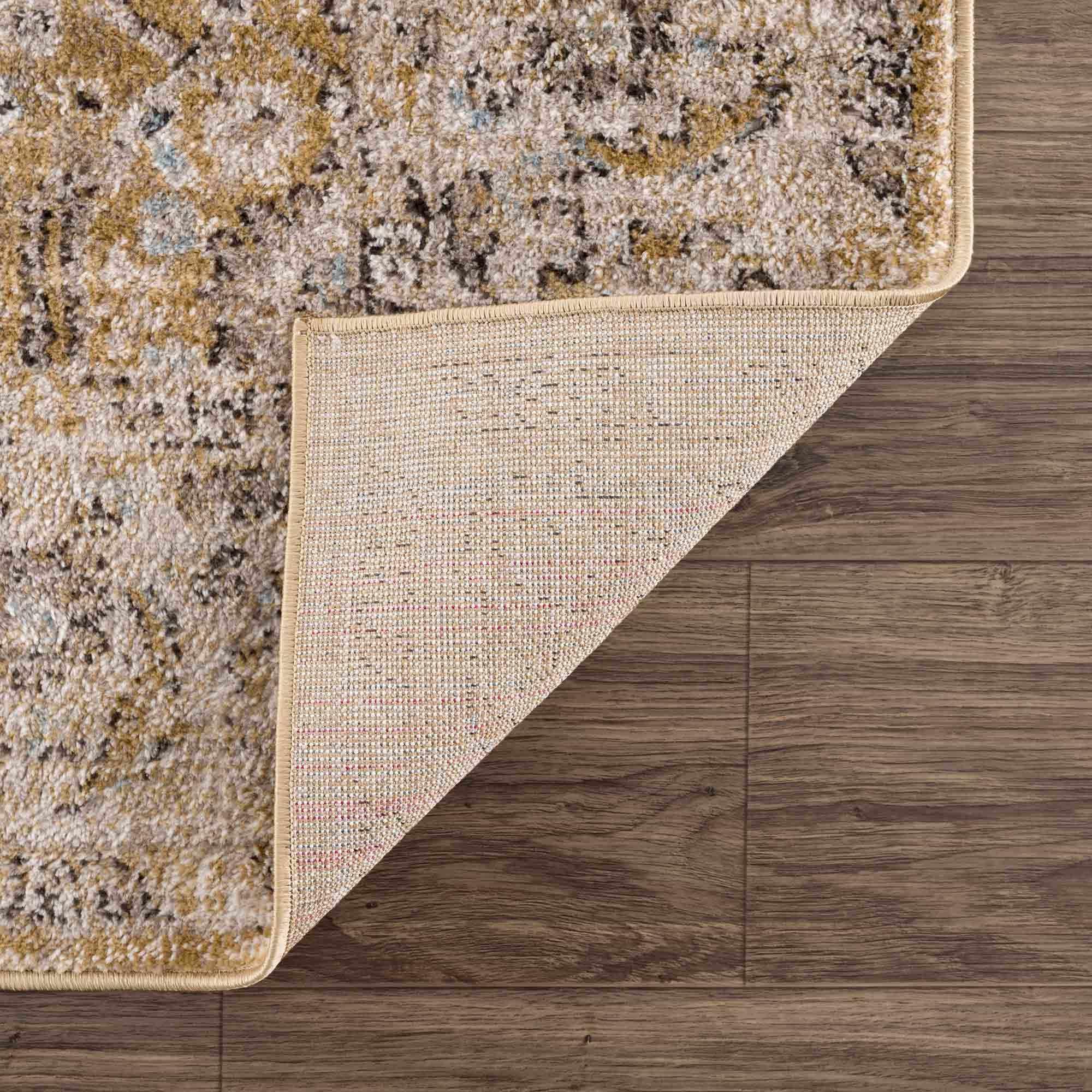 Anana Gold & Beige Area Rug