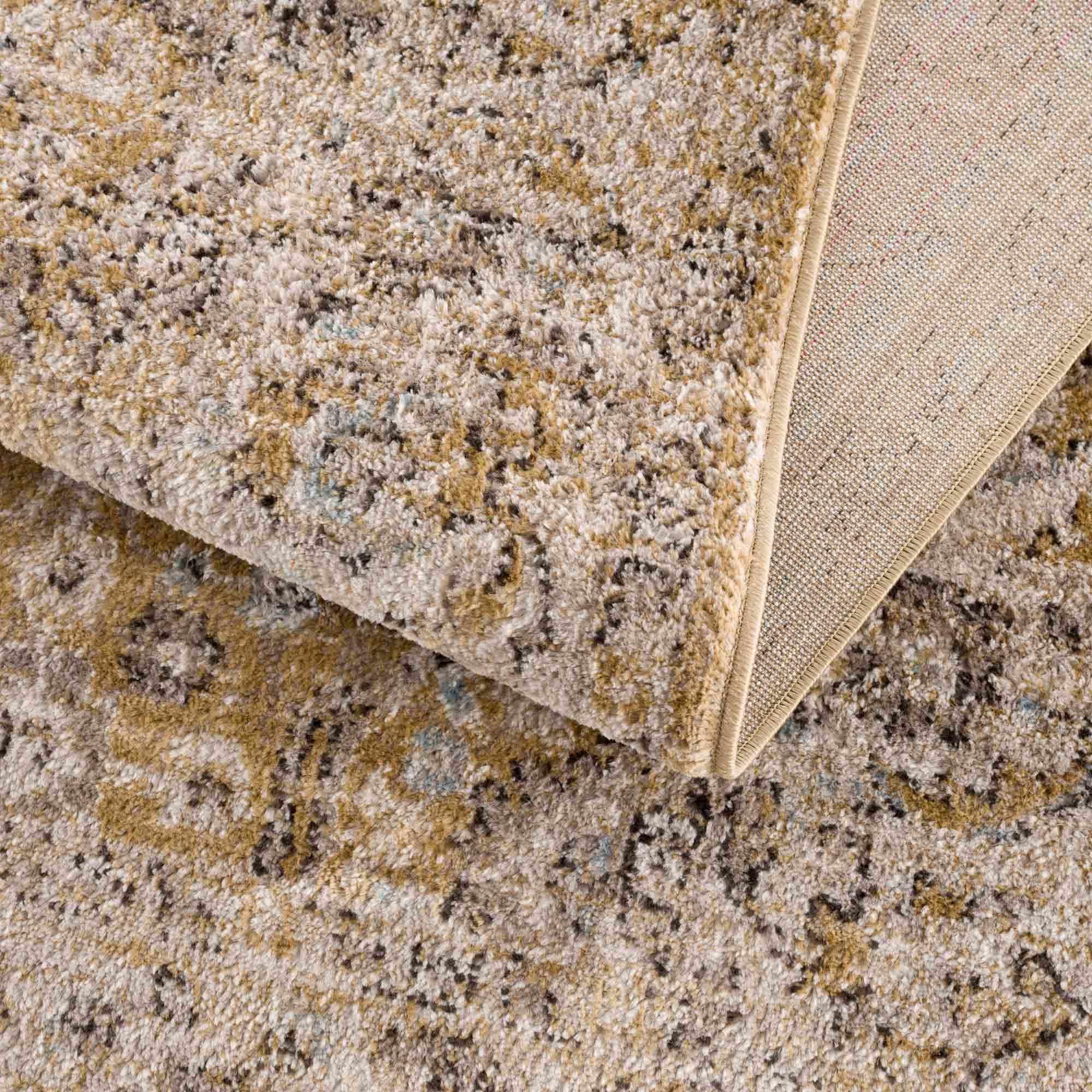 Anana Gold & Beige Area Rug