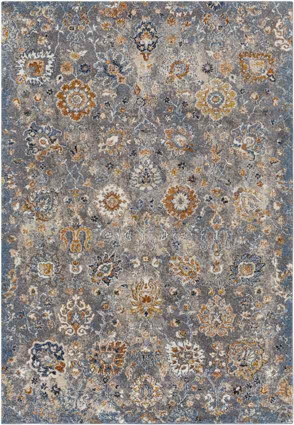 Anarita Traditional Dark Blue Area Rug