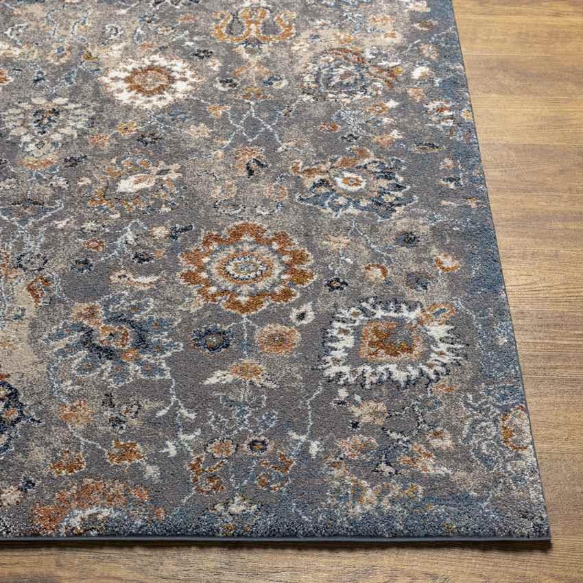 Anarita Traditional Dark Blue Area Rug