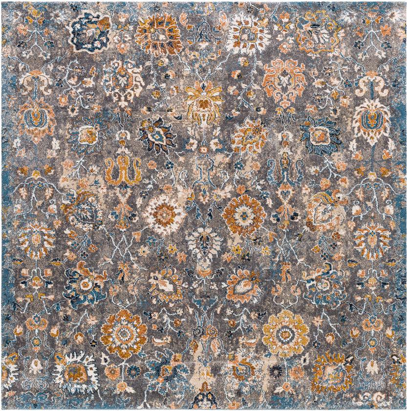 Anarita Traditional Dark Blue Area Rug