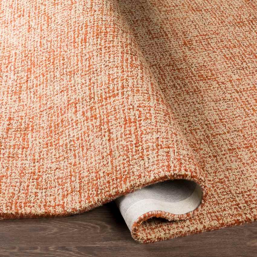 Ancona Modern Burnt Orange Area Rug