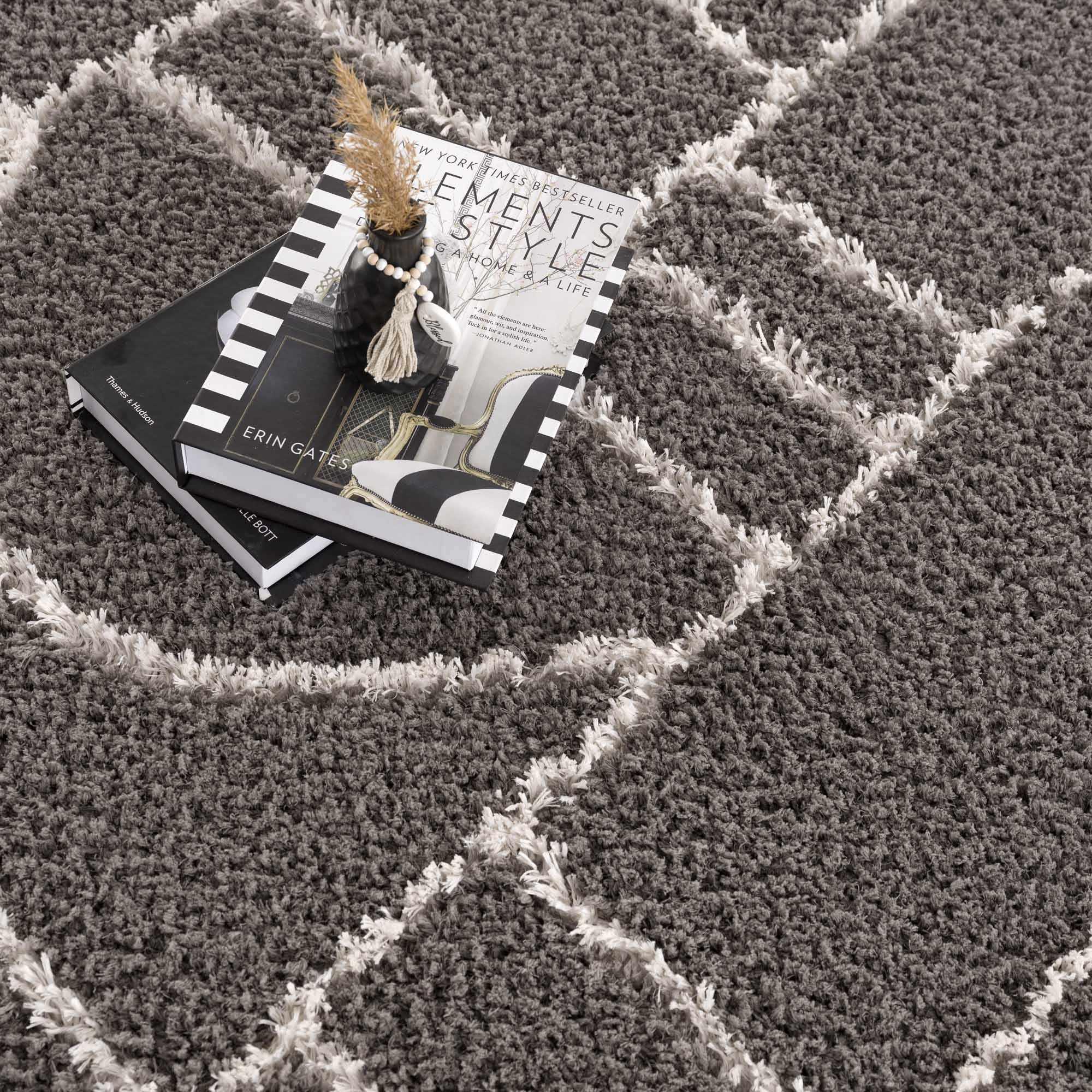 Andia Charcoal Area Rug