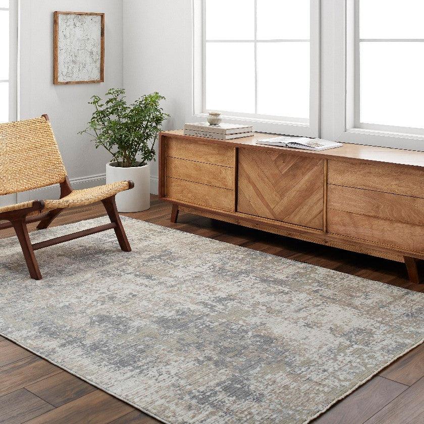 Andrei Modern Light Brown Area Rug