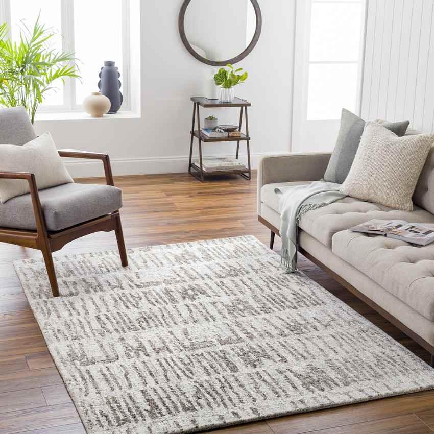 Andria Modern Medium Gray Area Rug