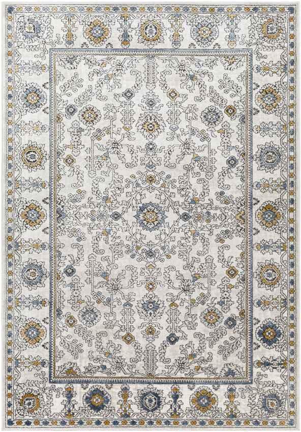 Andru Traditional Ivory Area Rug