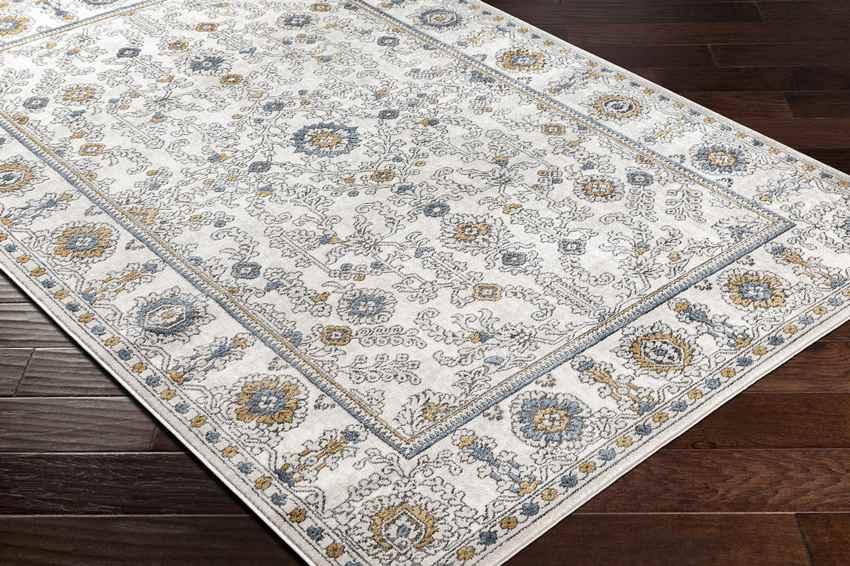 Andru Traditional Ivory Area Rug