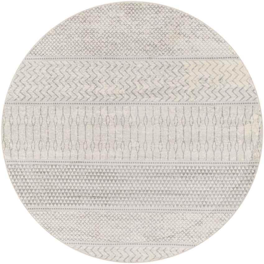 Angelica Global Silver Gray Area Rug