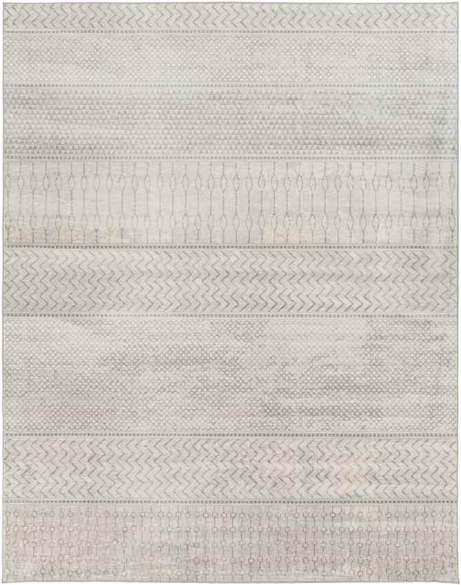 Angelica Global Silver Gray Area Rug