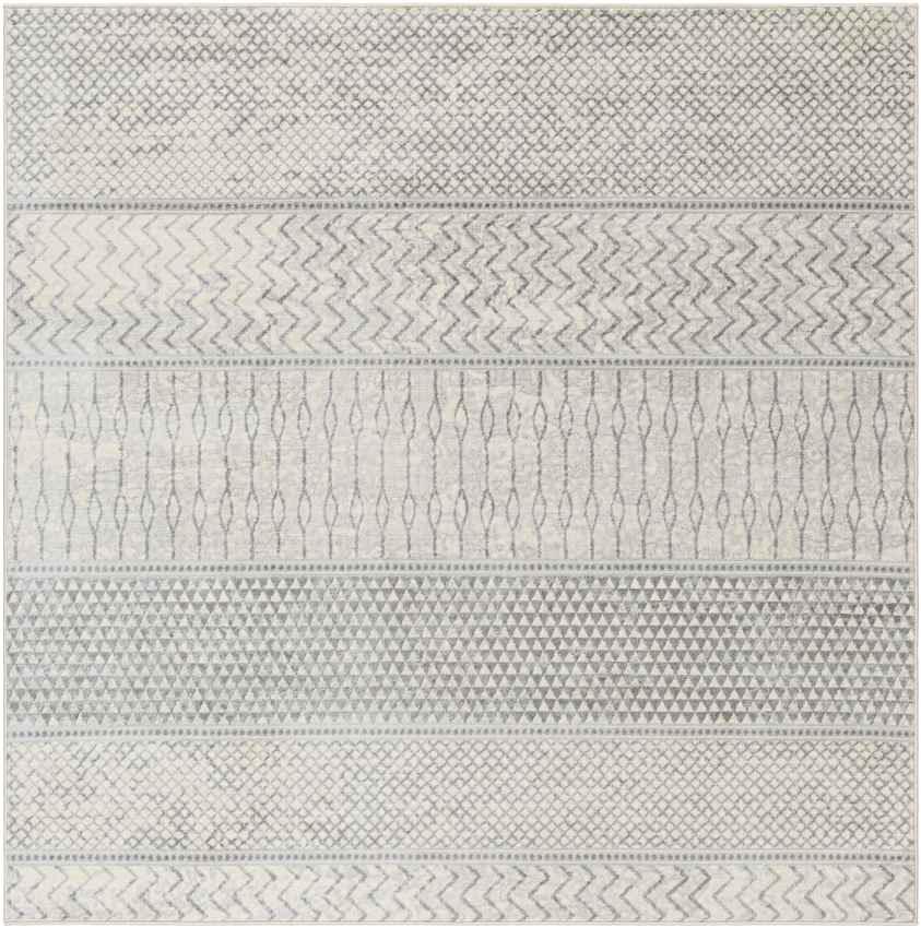 Angelica Global Silver Gray Area Rug