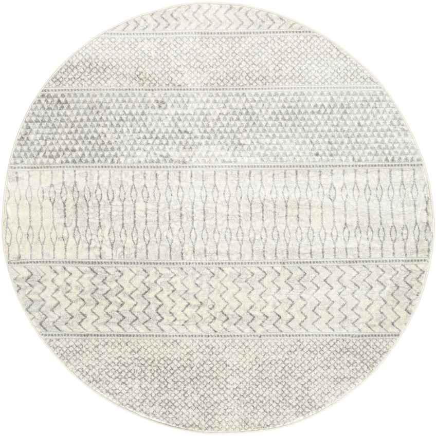 Angelica Global Silver Gray Area Rug