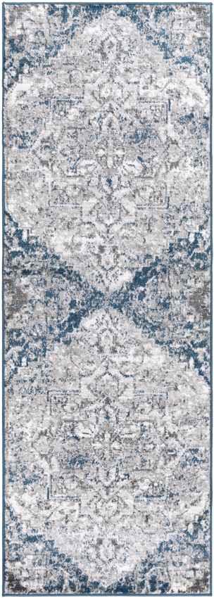 Angelo Traditional Ivory/Blue Area Rug