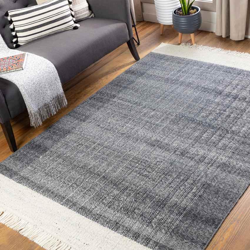 Angerberg Cottage Charcoal Area Rug