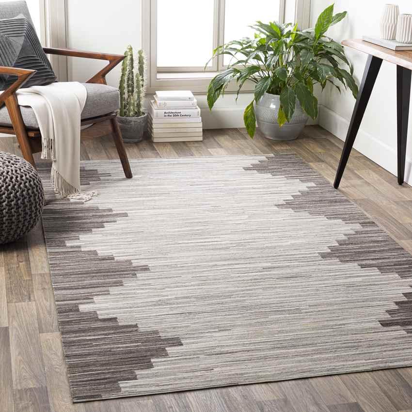 Angeren Rustic Beige/Brown Area Rug