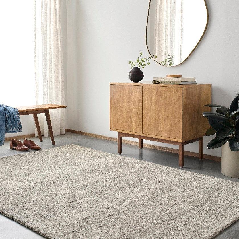 Anglet Global Cream/Taupe Area Rug