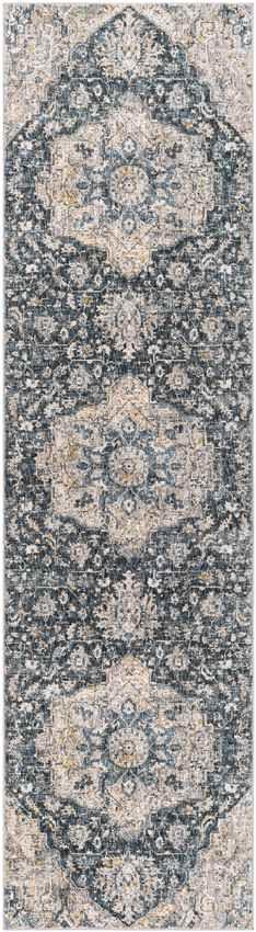 Anneville Traditional Charcoal Area Rug