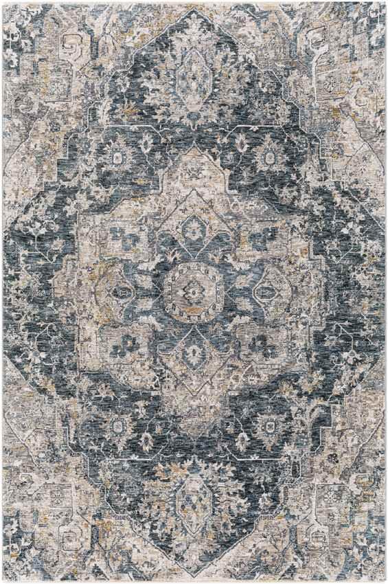 Anneville Traditional Charcoal Area Rug