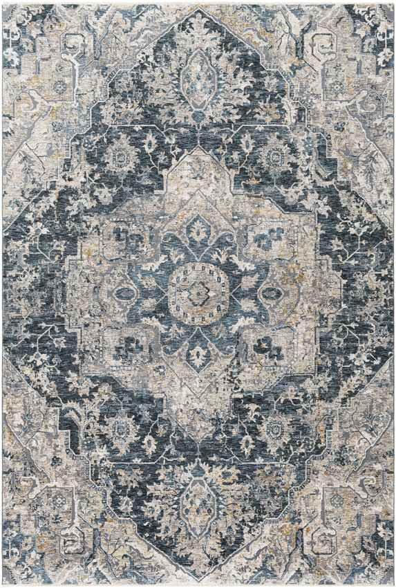 Anneville Traditional Charcoal Area Rug