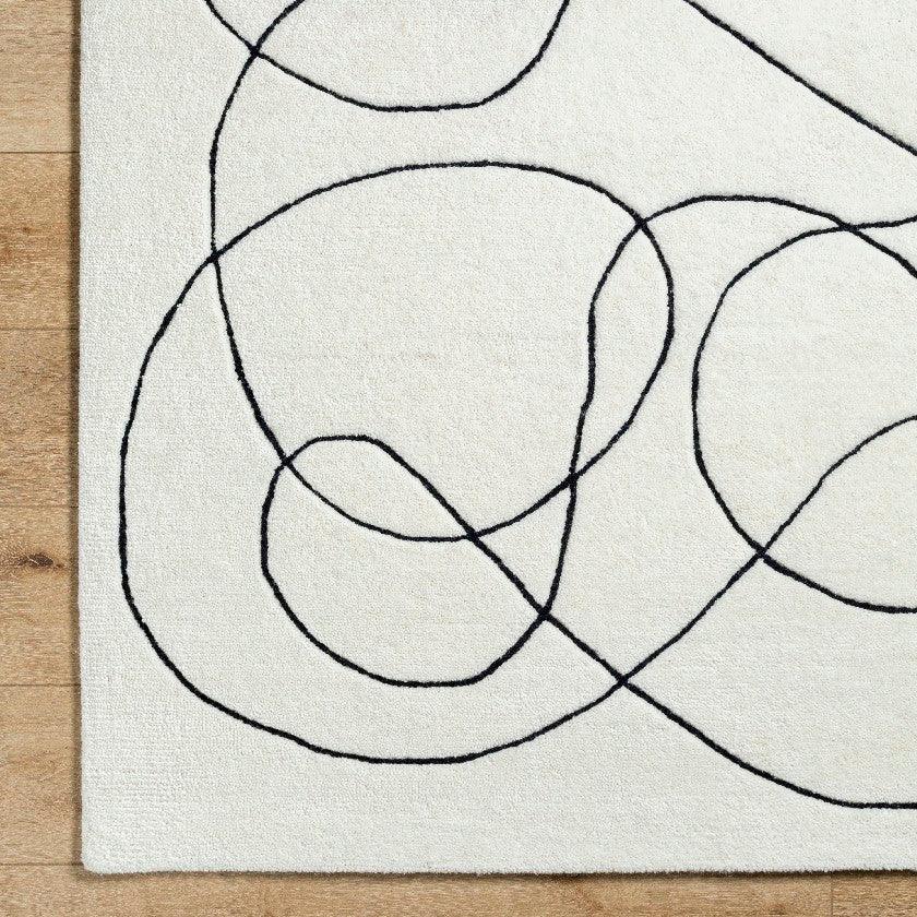 Annissa Modern Cream Area Rug